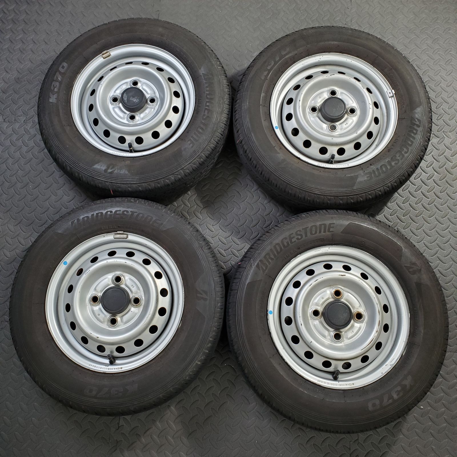 21年製 145/80R12 80/78N LT ブリヂストン K370 キャリィ エブリィ 夏