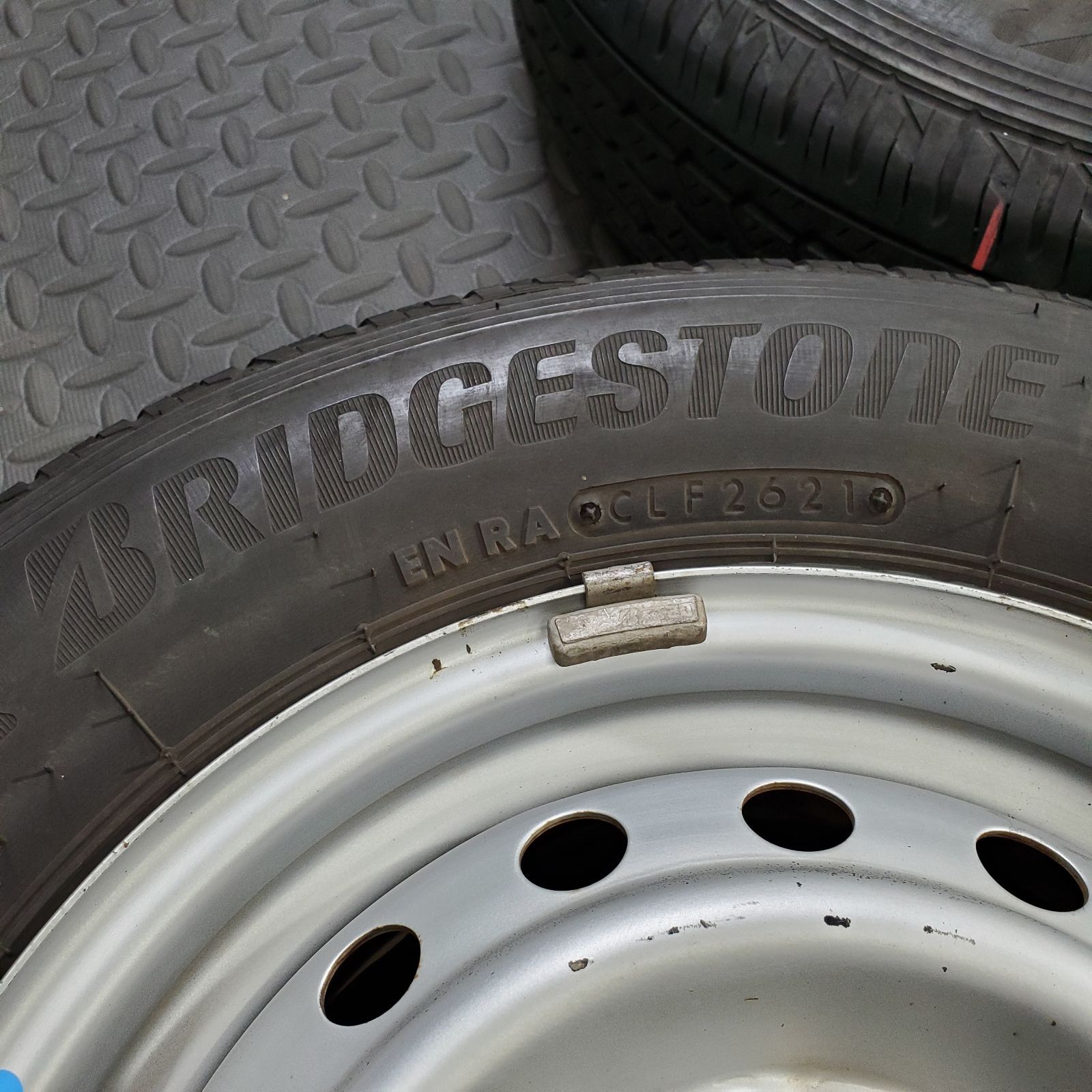 21年製 145/80R12 80/78N LT ブリヂストン K370 キャリィ エブリィ 夏 