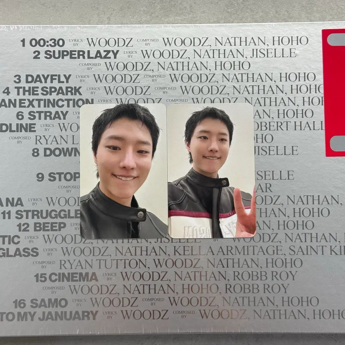 WOODZ スンヨン　アルバムまとめ売り トレカ込み WOODZ(チョ・スンヨン) 未開封 アルバム + 前歯チラ見せ 特典 トレカ 2