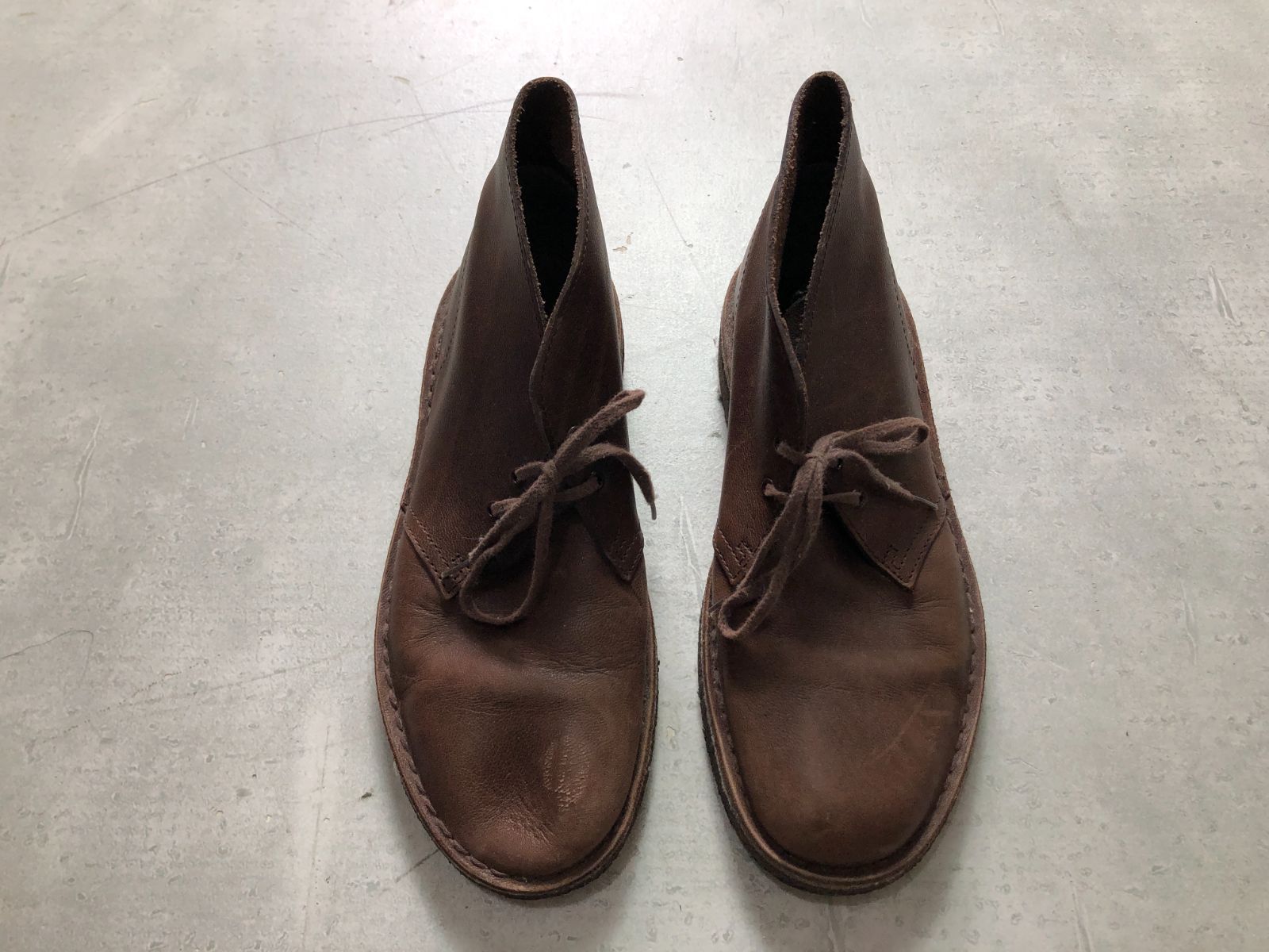 廃盤 Clarks LUGGER クレープソール ブラウン 茶色 新品未使用品 廃盤 Clarks LUGGER クレープソール ブラウン 茶色 27cm