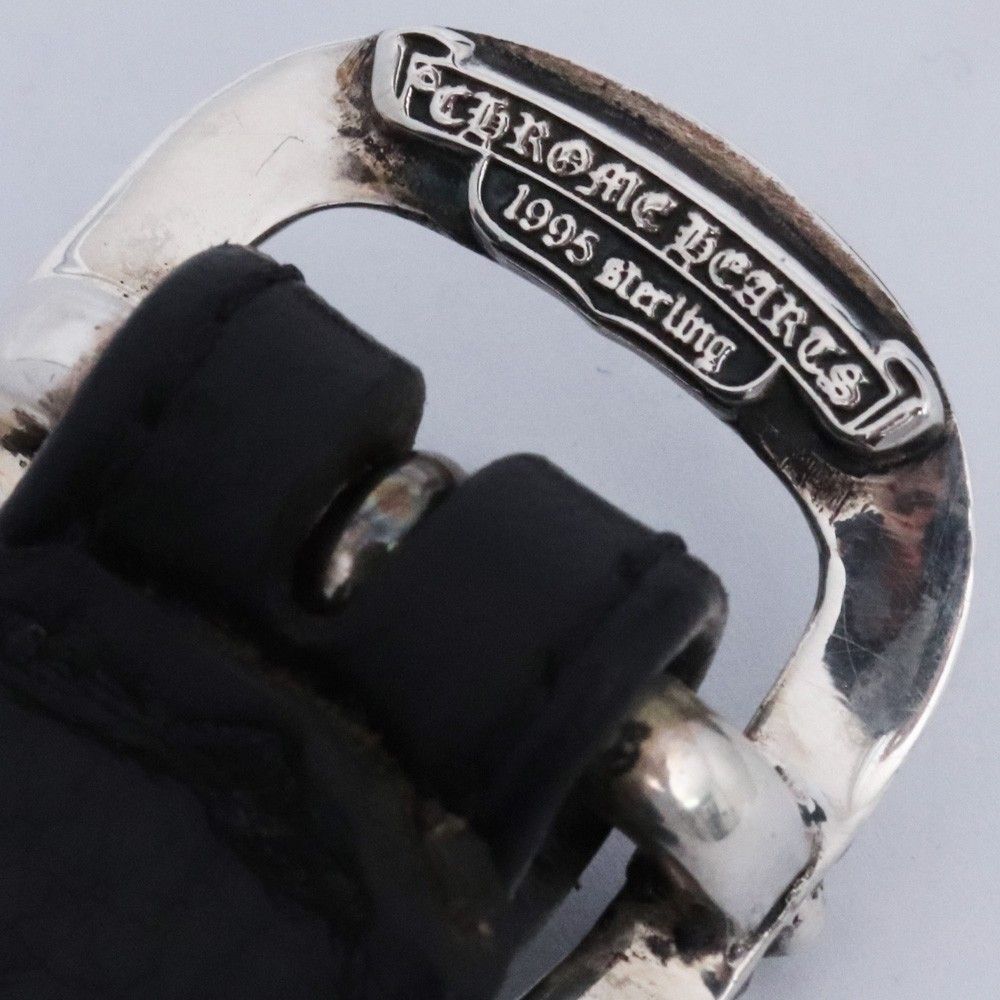 クロムハーツ　ロックンロール　タイニーバックル　レザーブレスレット CHROME HEARTS（クロムハーツ） ブレスレット サイズ:1 RR TINY BUCKLE