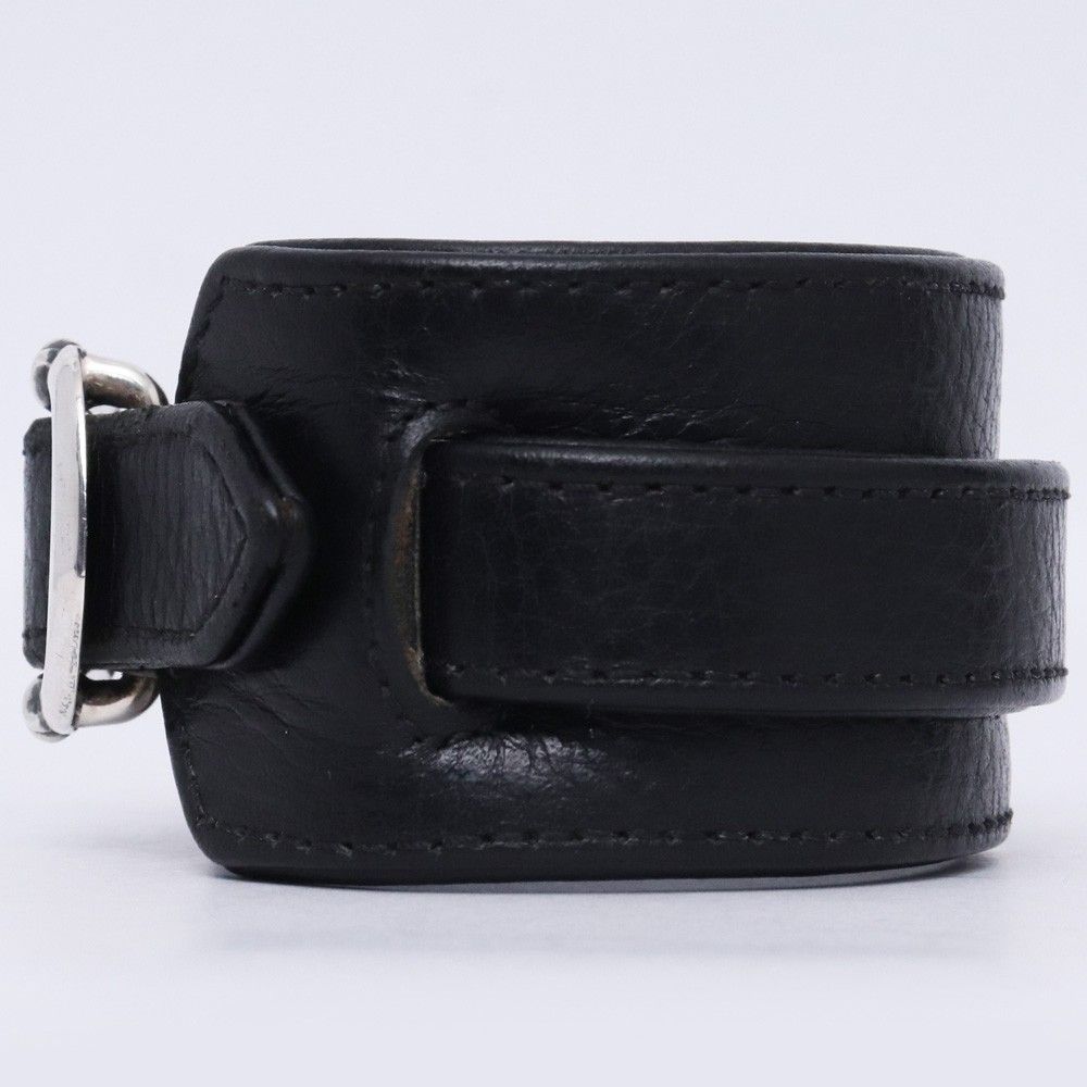 CHROME HEARTS ロックンロール レザーブレスレット タイニーバックル