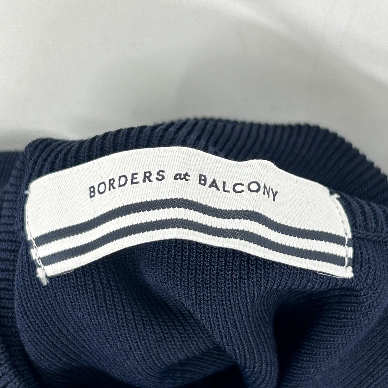 BORDERS at BALCONY ボーダーズアットバルコニー  BD2221I-1B-17 ﾈｲﾋﾞｰ ﾚｰﾖﾝ×ﾅｲﾛﾝ ﾊﾟｰﾙﾃﾞｻﾞｲﾝﾓｯｸﾈｯｸﾆｯﾄｿｰ 36 BORDERS at BALCONY ボーダーズアットバルコニー BD2221I-1B-17 ﾈｲﾋﾞｰ
