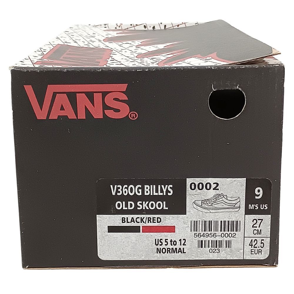 VANS バンズ V360G BILLYS OLD SKOOL ビリーズ オールドスクール 