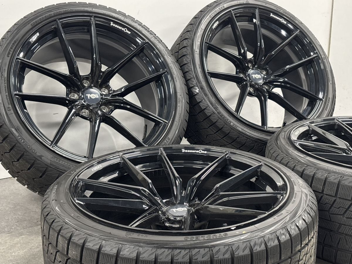 バリ溝】J&G ブレイクスルー 19in 9.5J +20 PCD112 ヨコハマ アイス 