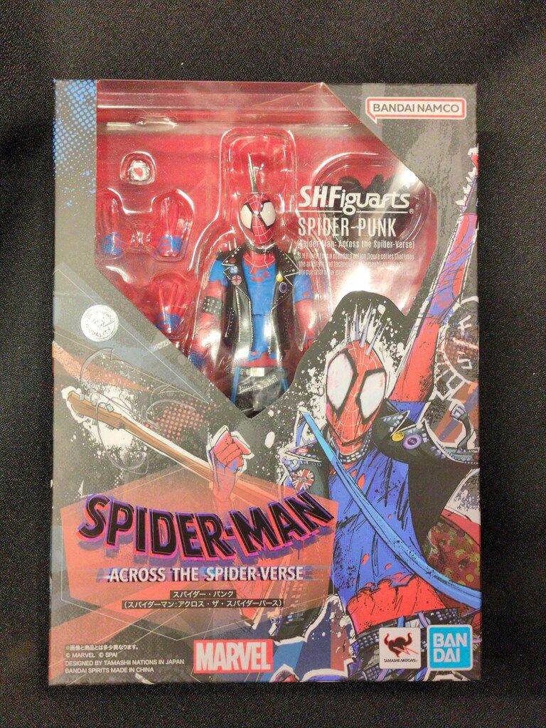 S.H.Figuartsスパイダー・パンク　中古美品 S.H.Figuarts スパイダー・パンク(スパイダーマン:アクロス・ザ