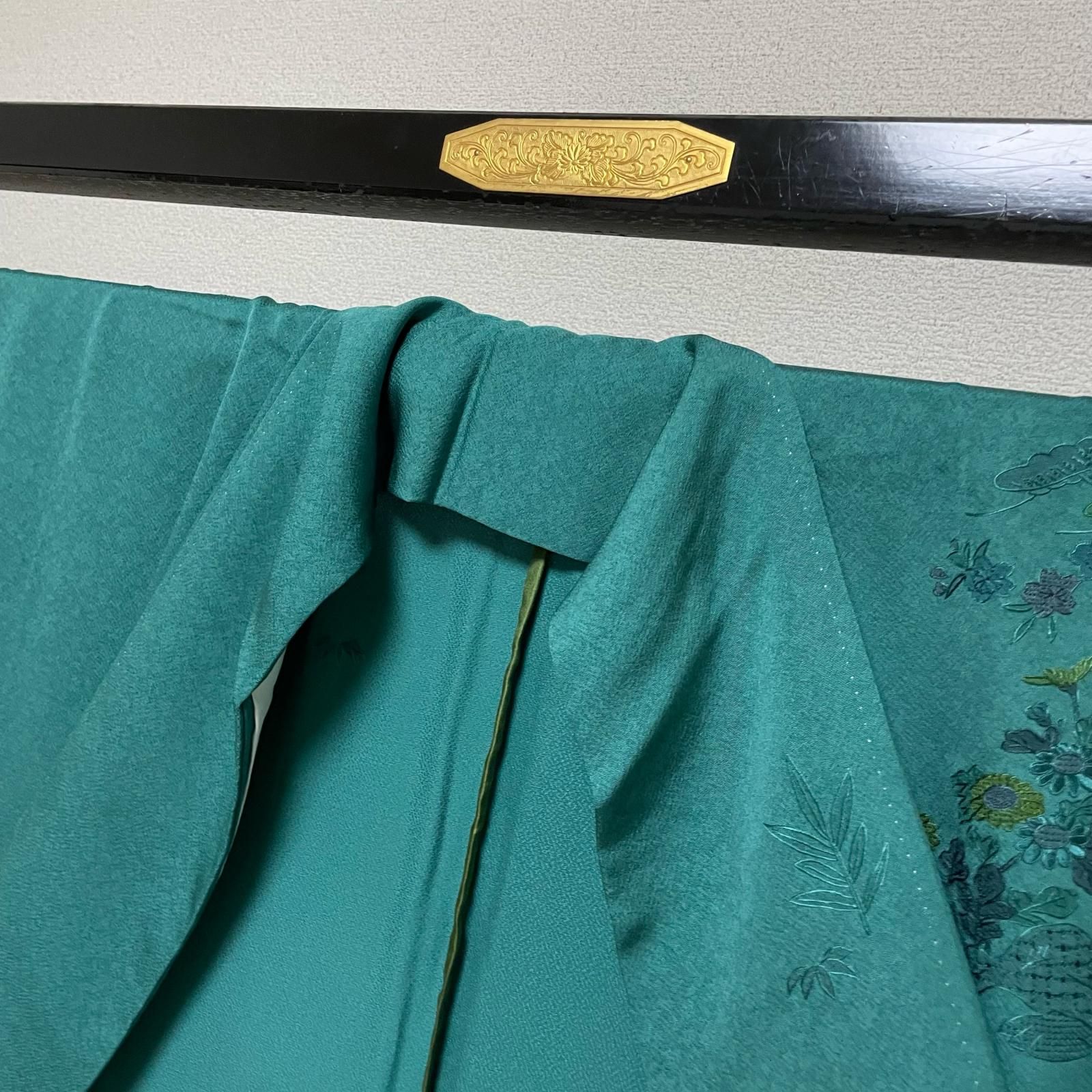 汕頭 蘇州 相良刺繍 中国三大刺繍 訪問着 単衣仕立て 裄69 トール 