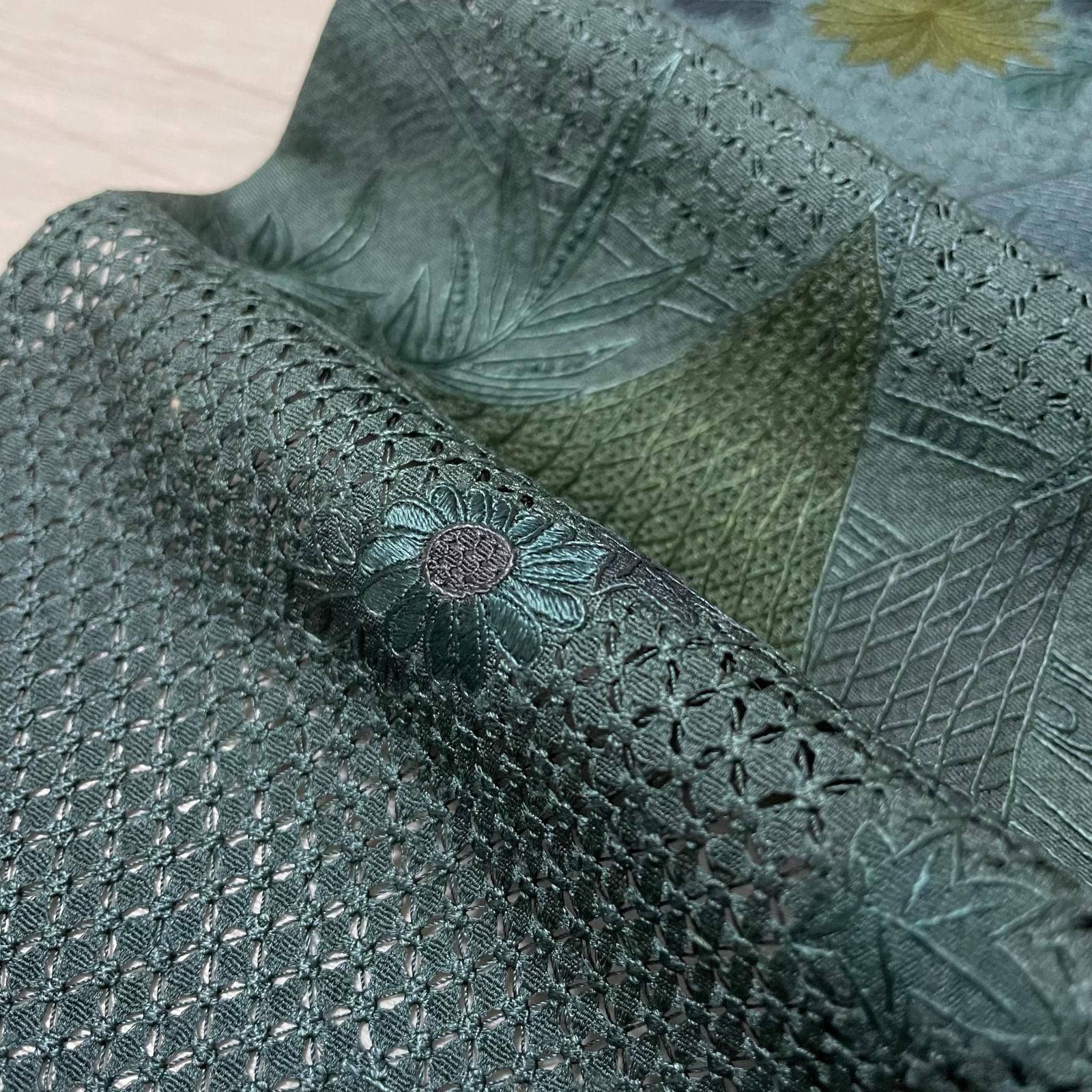 汕頭 蘇州 相良刺繍 中国三大刺繍 訪問着 単衣仕立て 裄69 トール 