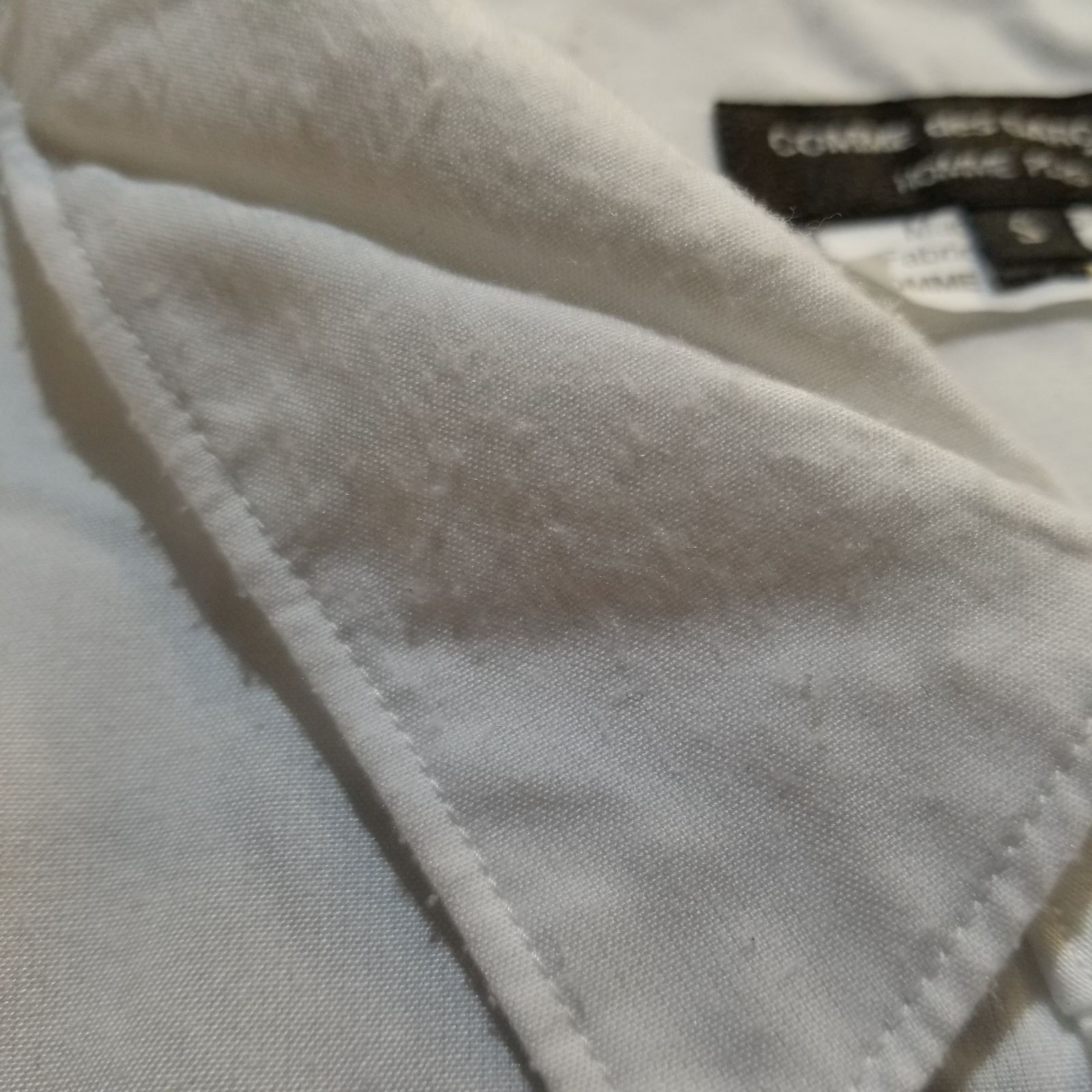 COMME des GARCONS HOMME PLUS AD2025 定番 エステル縮絨シャツ S
