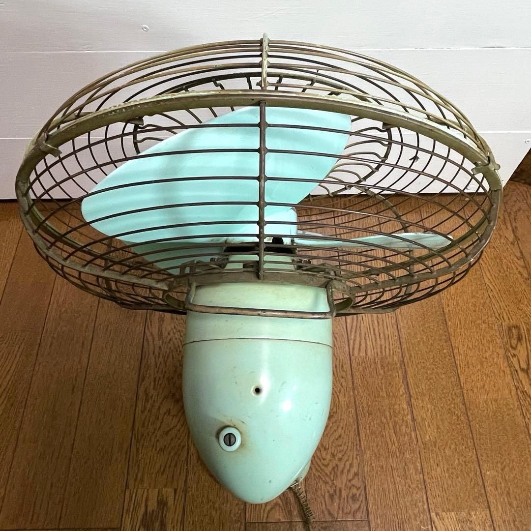 動作OK】1960年代 三菱電機 DM-12GE 金属製 扇風機 レトロファン