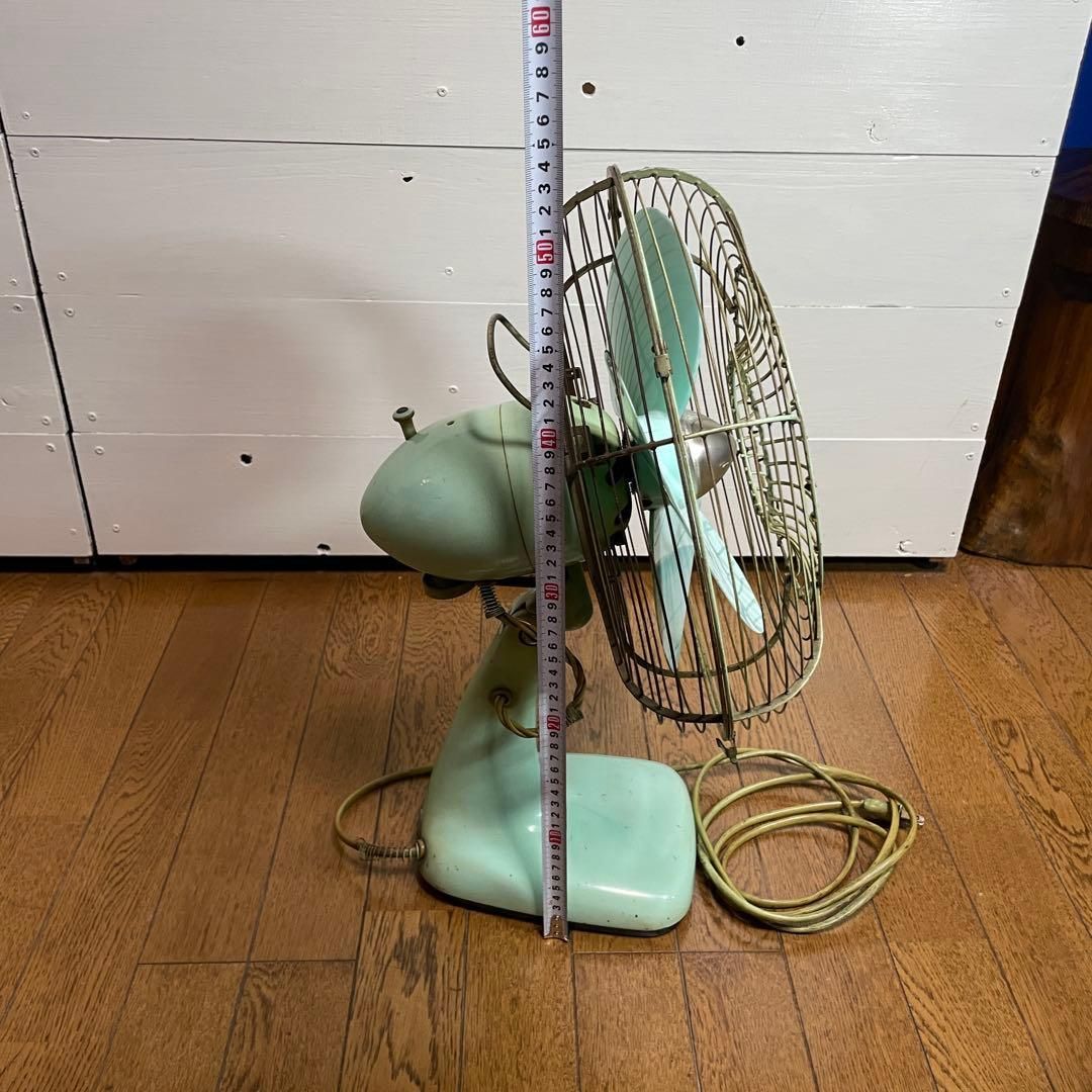動作OK】1960年代 三菱電機 DM-12GE 金属製 扇風機 レトロファン