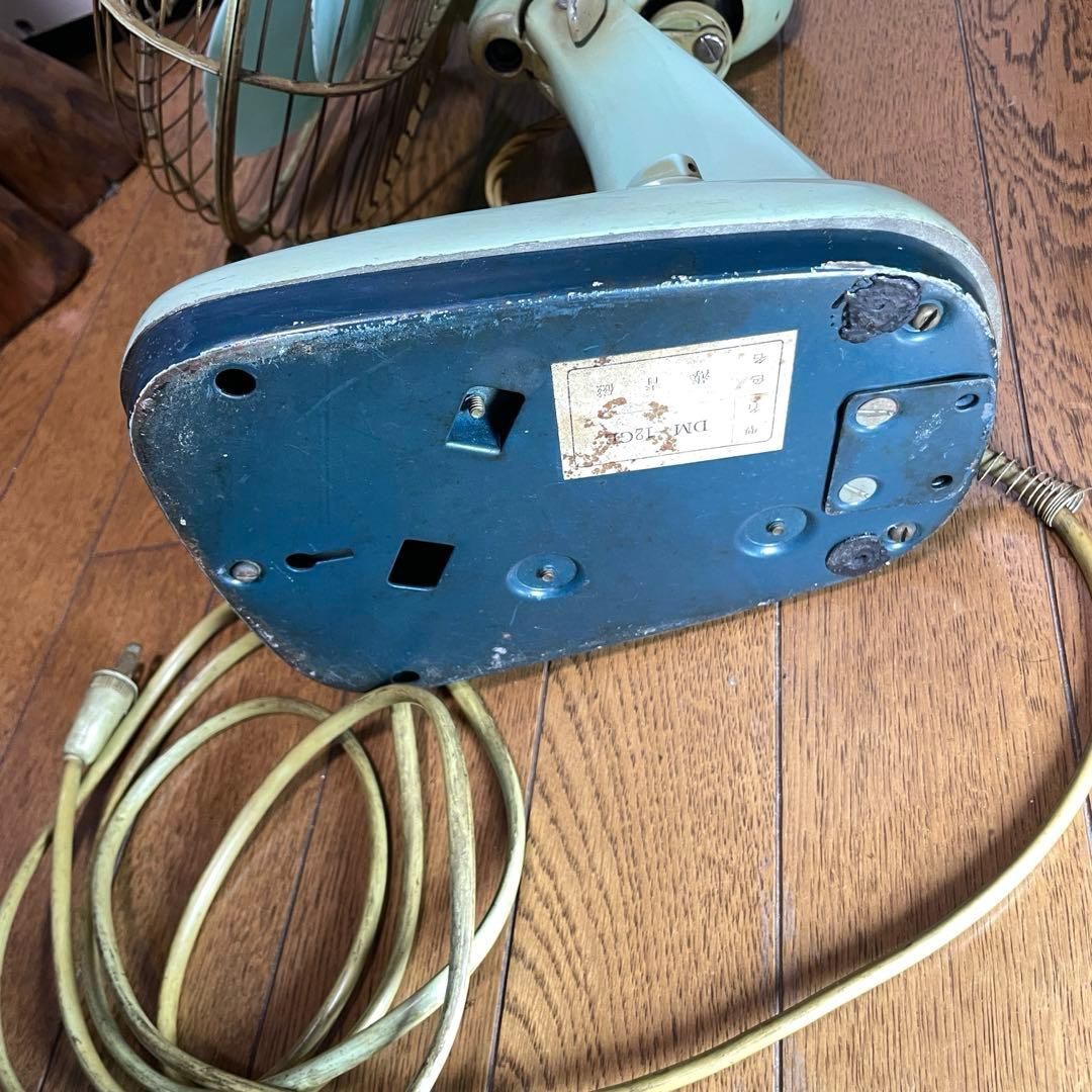 動作OK】1960年代 三菱電機 DM-12GE 金属製 扇風機 レトロファン