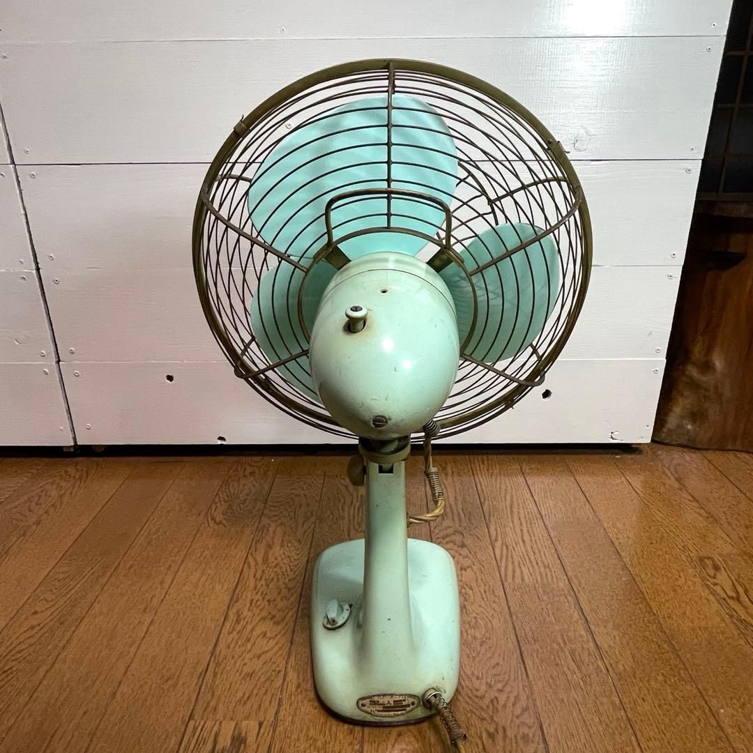 三菱 ACELECTRIC FAN DM-12GD 扇風機 昭和レトロ 動作済 昭和レトロ 三菱 A.C.ELECTRIC FAN 鉄製 扇風機 【公式通販】