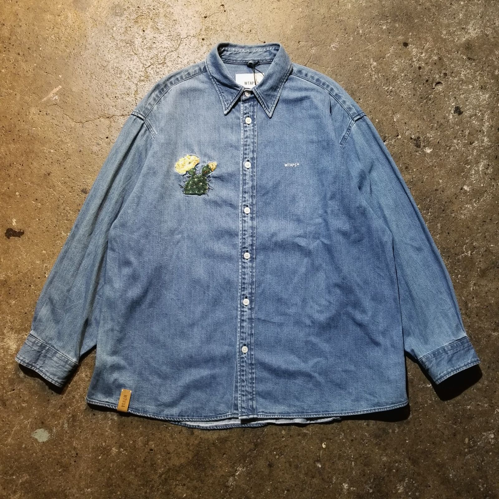 WTAPS 24ss ALLMAN / LS / COTTON. DENIM. CACTO 