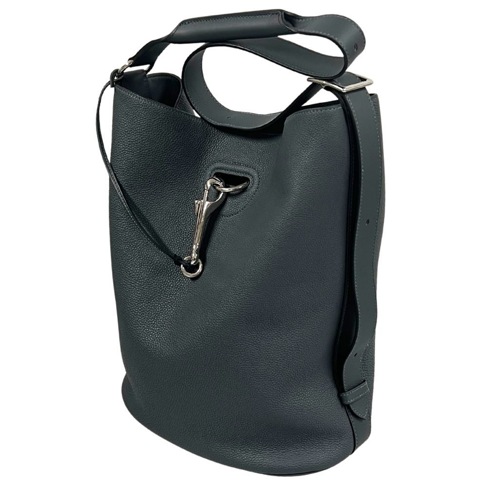 HERMES エルメス Seau Mousqueton Bag ソー・ムスクトン レザー バッグ