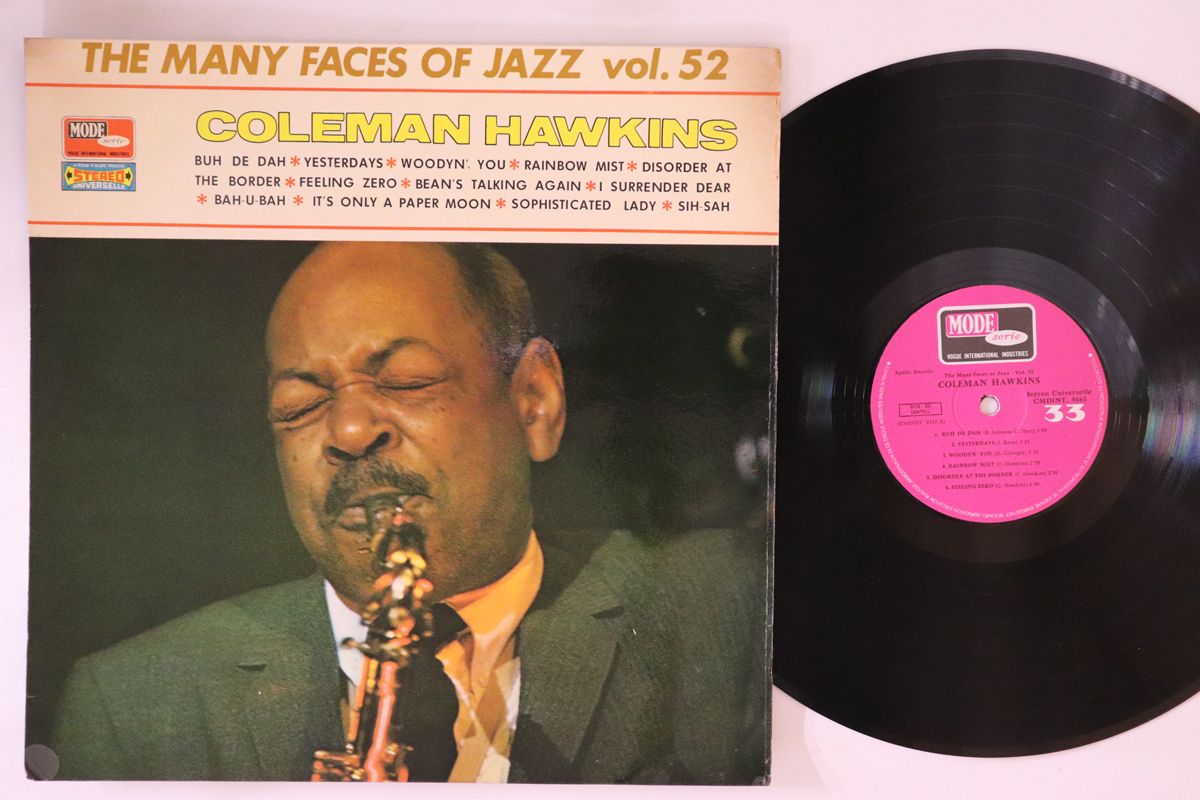 LP Coleman Hawkins Many Faces Of Jazz Vol. 52 CMDINT9863 DISQUES