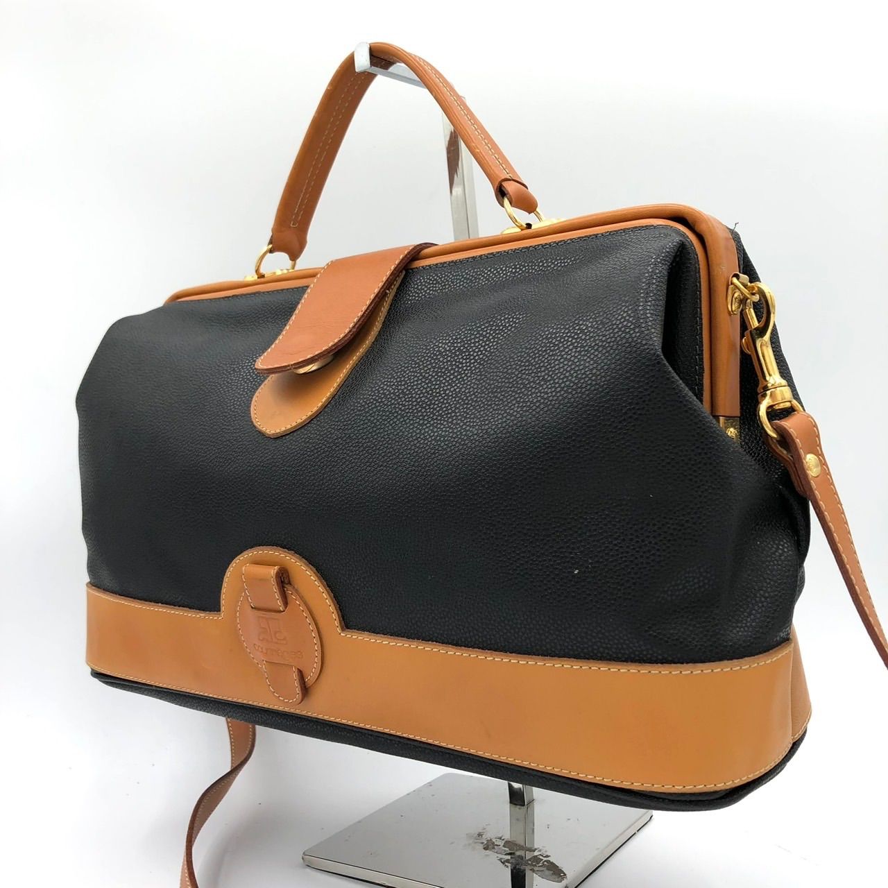 courreges クレージュ ボストンバッグ ショルダーバッグ 2way