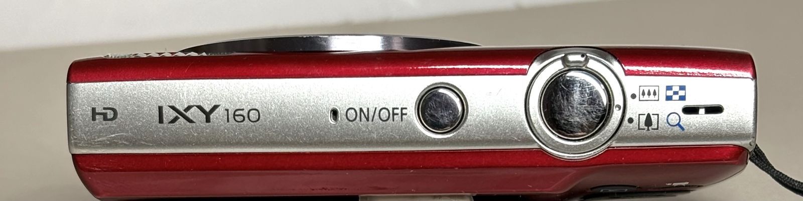 Canon IXY160 HD 20MP 8x デジタルカメラ Red 基本動作確認済み