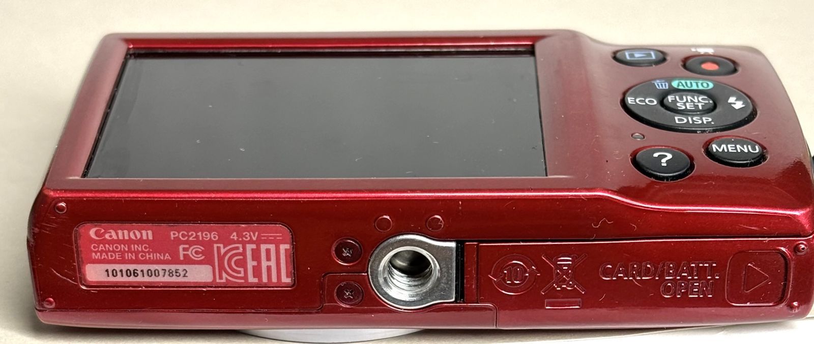 Canon IXY160 HD 20MP 8x デジタルカメラ Red 基本動作確認済み
