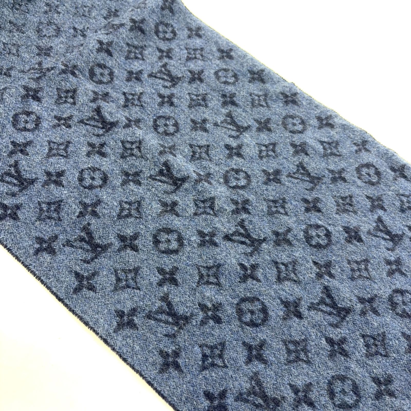 LOUIS VUITTON エシャルプ モノグラム グラディエント ウール×カシミヤ