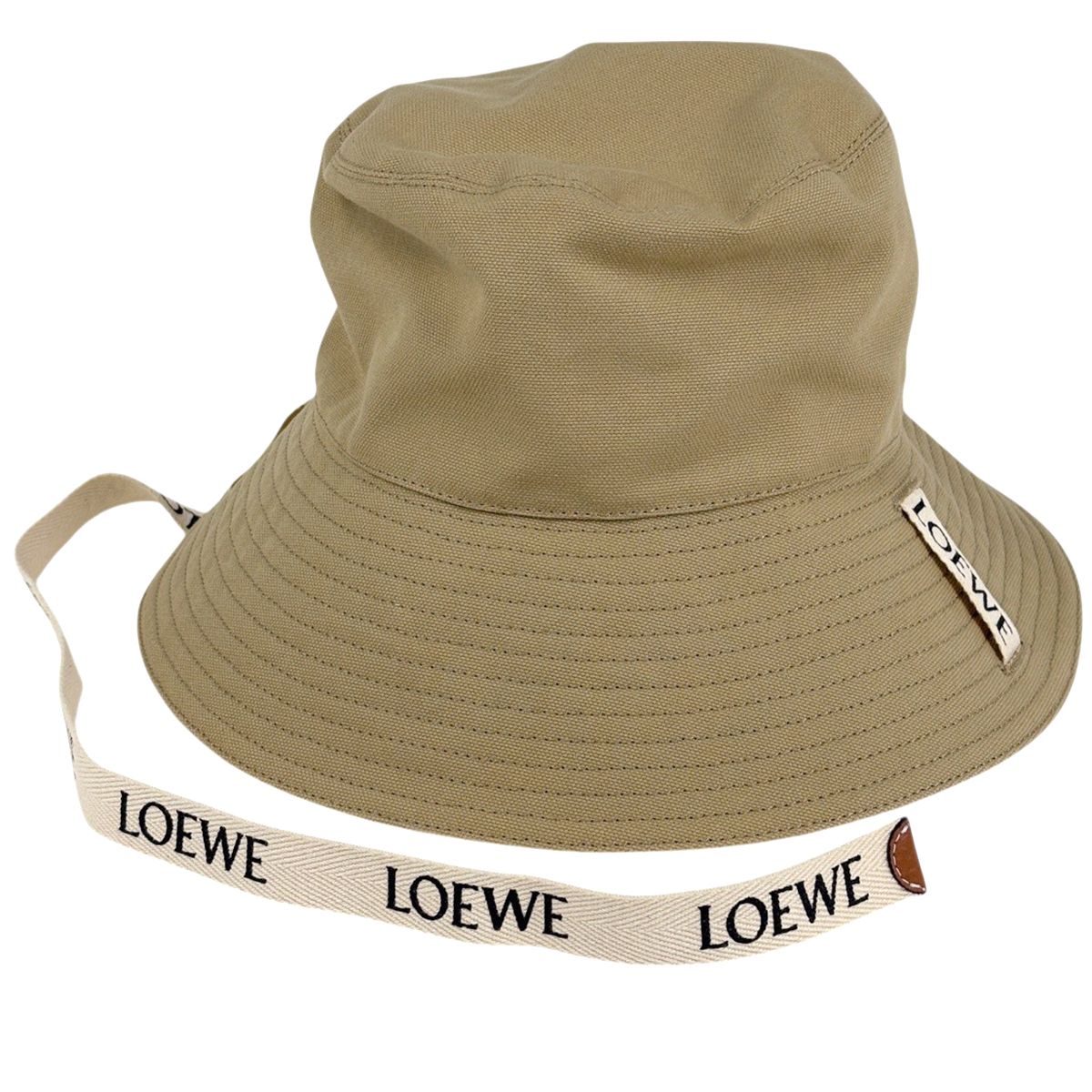 美品　LOEWE フィッシャーマンハット　ベージュ キャンバス　バケットハット フィッシャーマンハット（キャンバス） ベージュ - ロエベ 日本 公式サイト