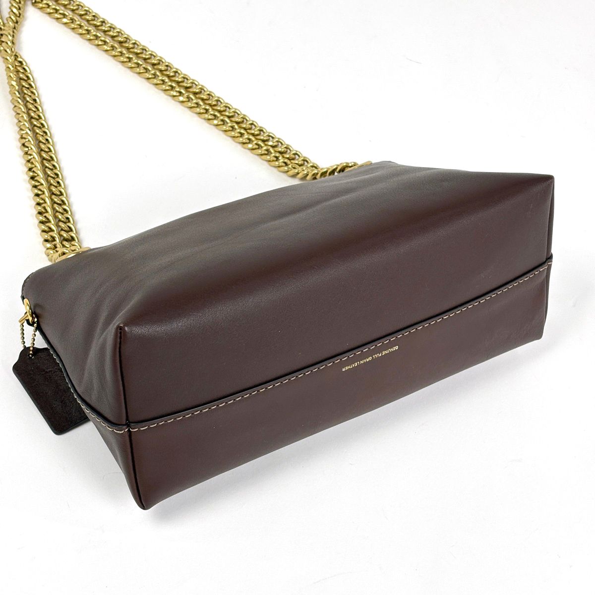 コーチ COACH チェルシー チェーン ショルダーバッグ レザー ダーク 