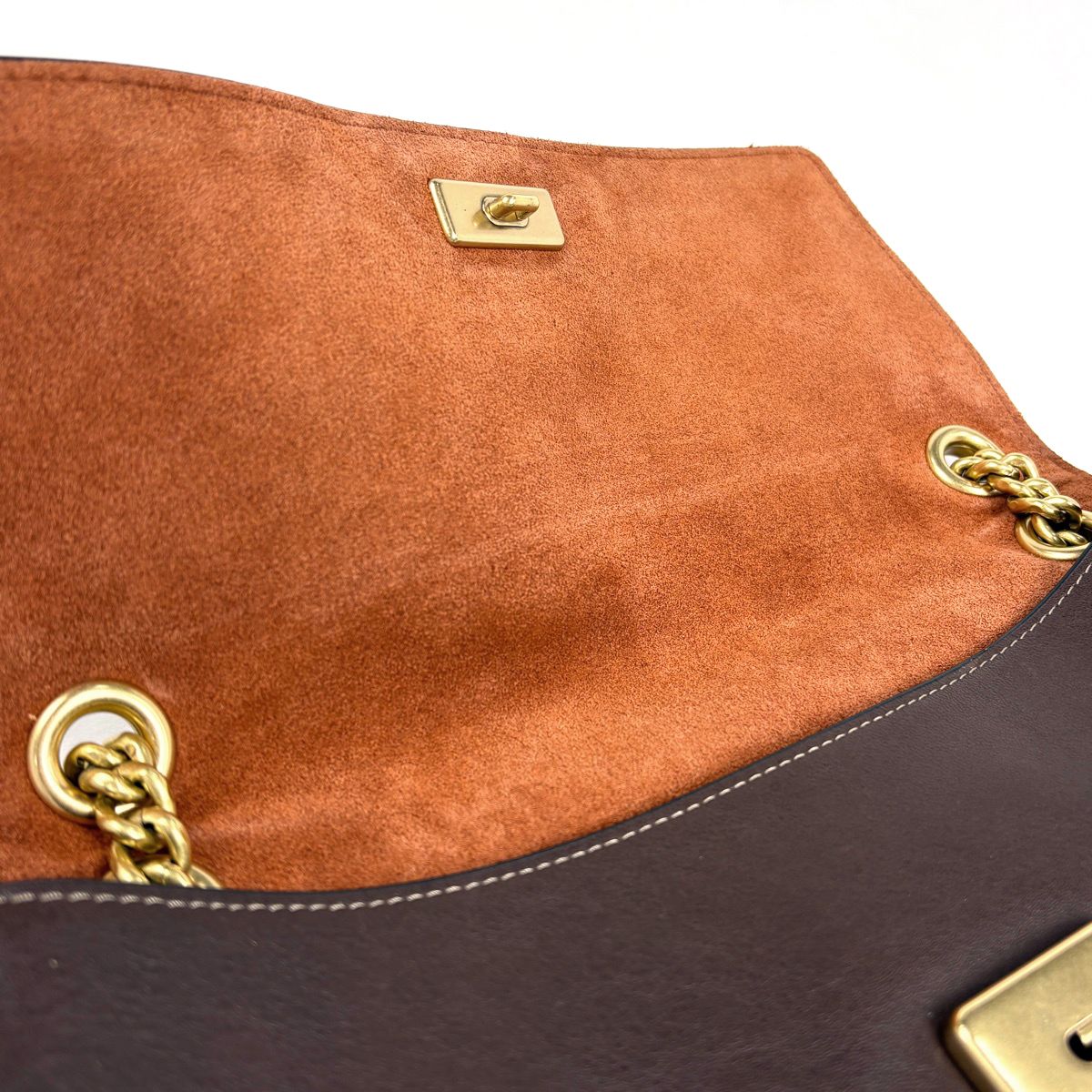 コーチ COACH チェルシー チェーン ショルダーバッグ レザー ダーク 
