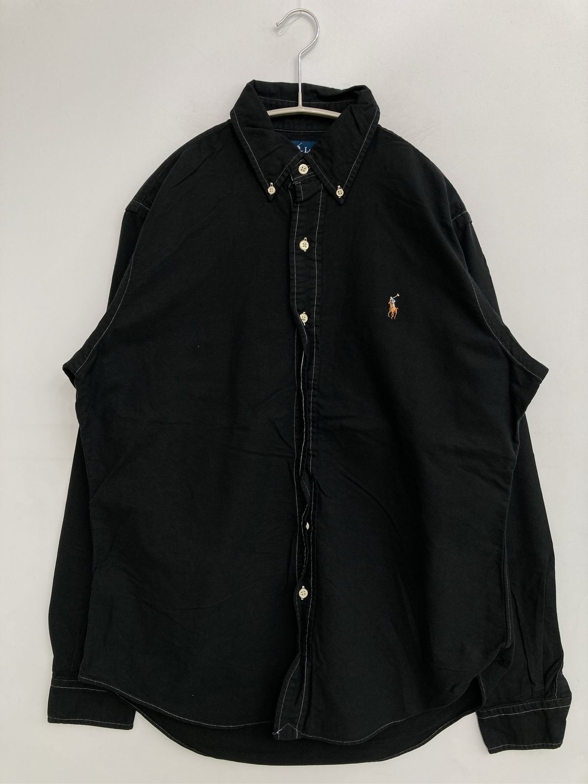 Ralph Lauren ラルフローレン シャツ/ブラウス M ブラック 無地 ワン 