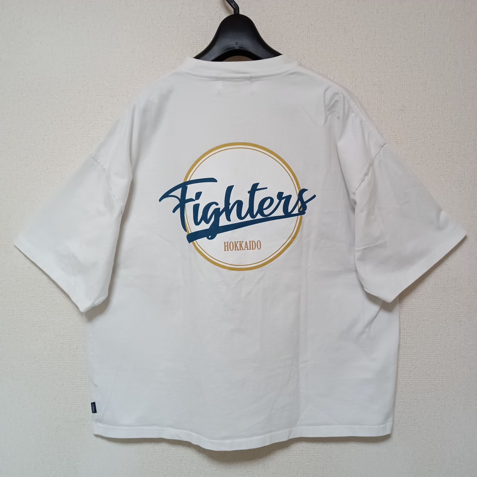 KEBOZ×FIGHTERSコラボTシャツ半袖日ハムファイターズケボズホワイト