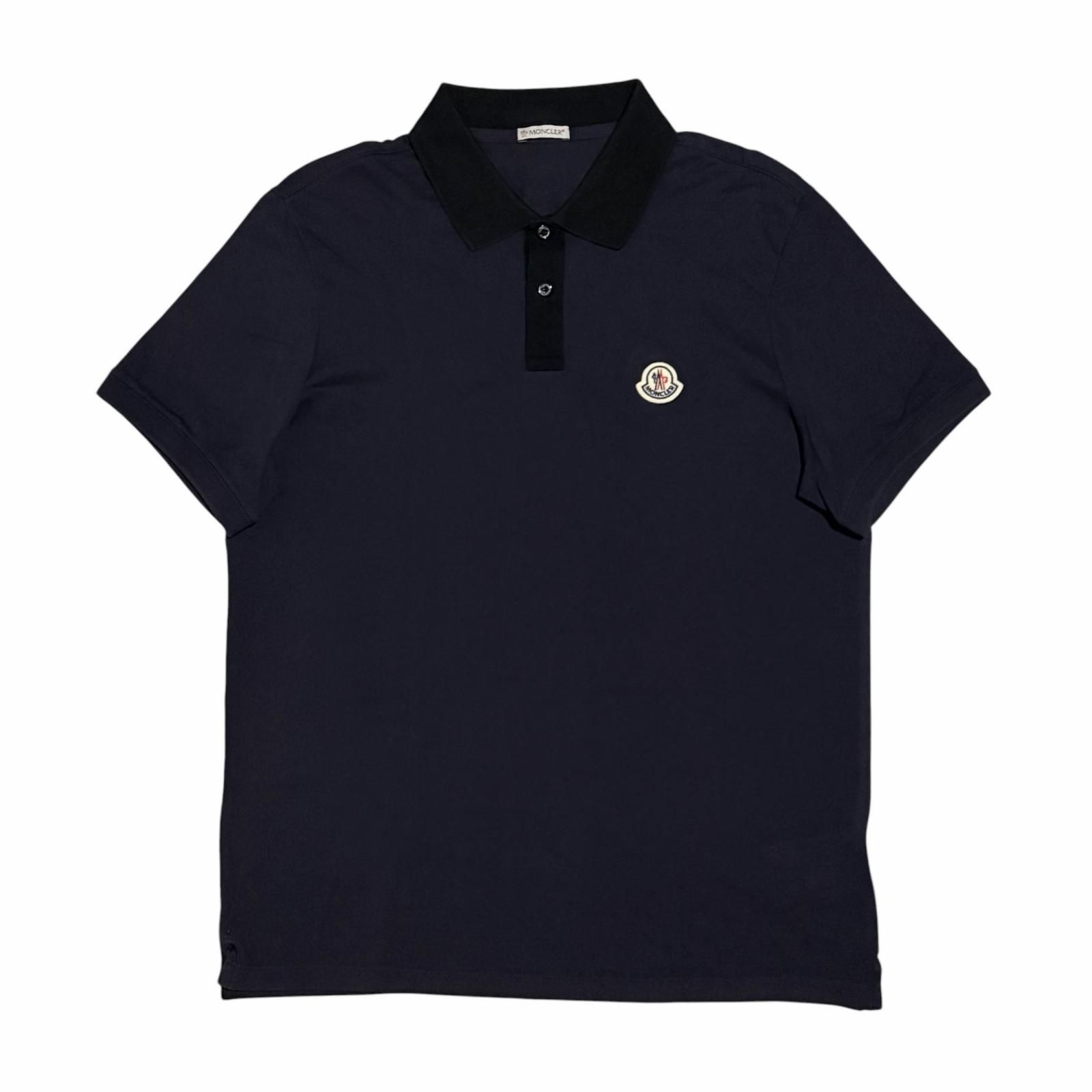 MONCLER ネイビーポロシャツメンズXS Moncler ネイビー ポロシャツ XSサイズ - メルカリ