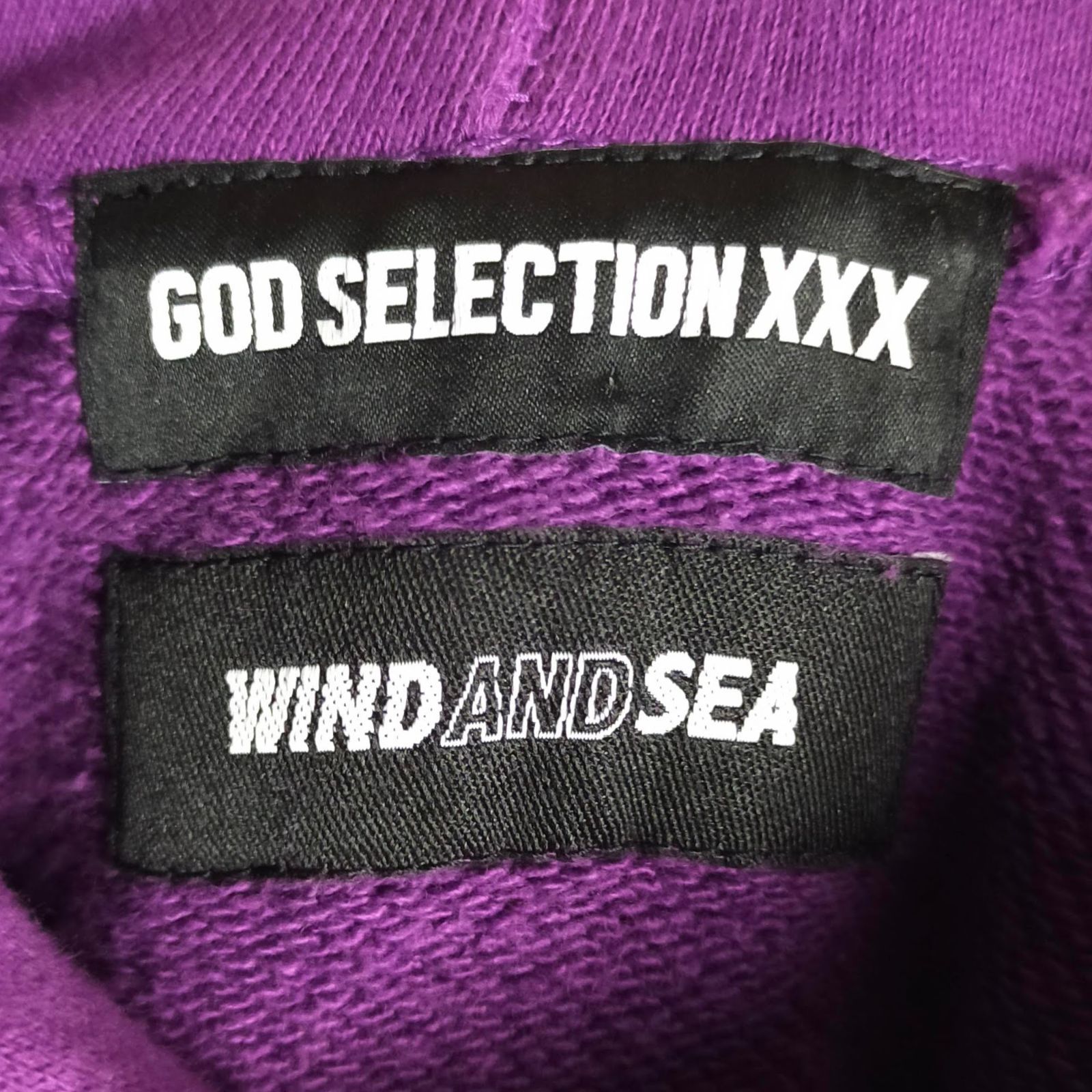 WIND AND SEA] GOD SELECTION XXX コラボ パーカー L パープル 希少