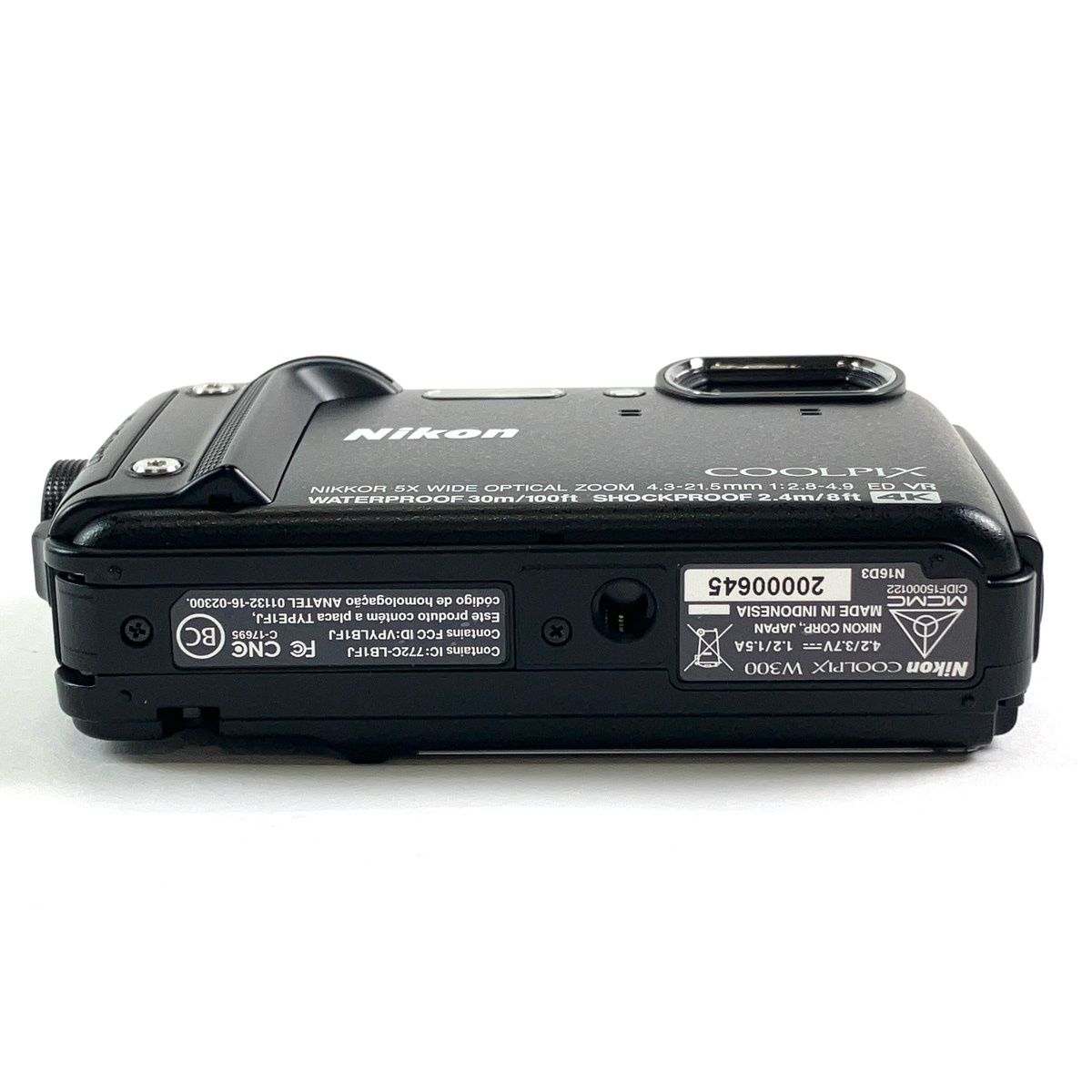 ニコン Nikon COOLPIX W300 ブラック コンパクトデジタルカメラ 【中古
