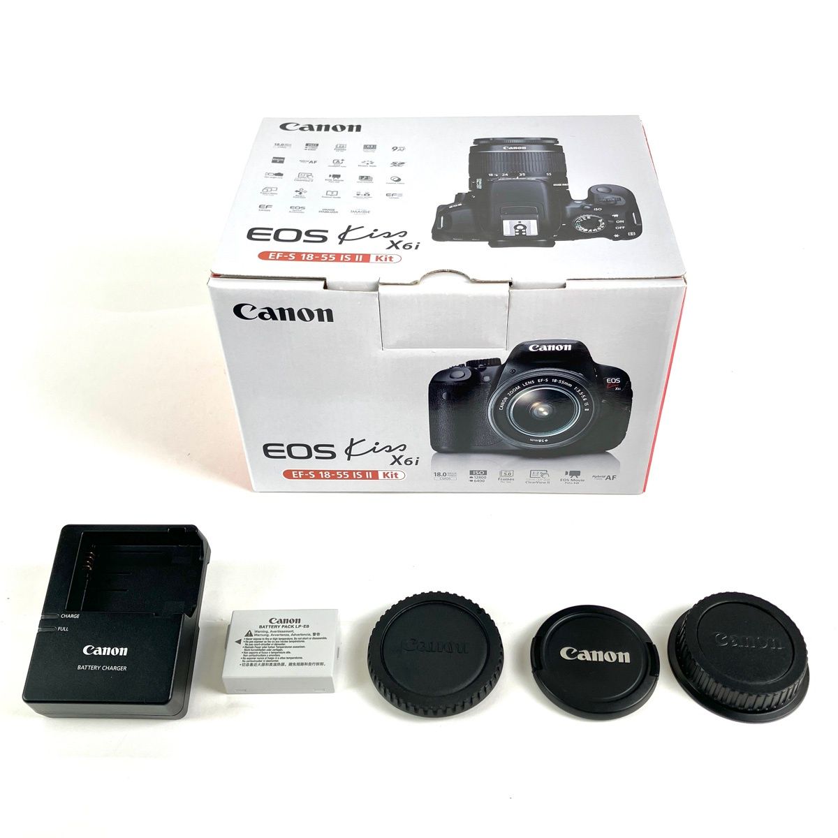 Canon EOS Kiss X6i 18-55 IS II 充電器付 楽天市場】eos kiss x6i 充電器の通販