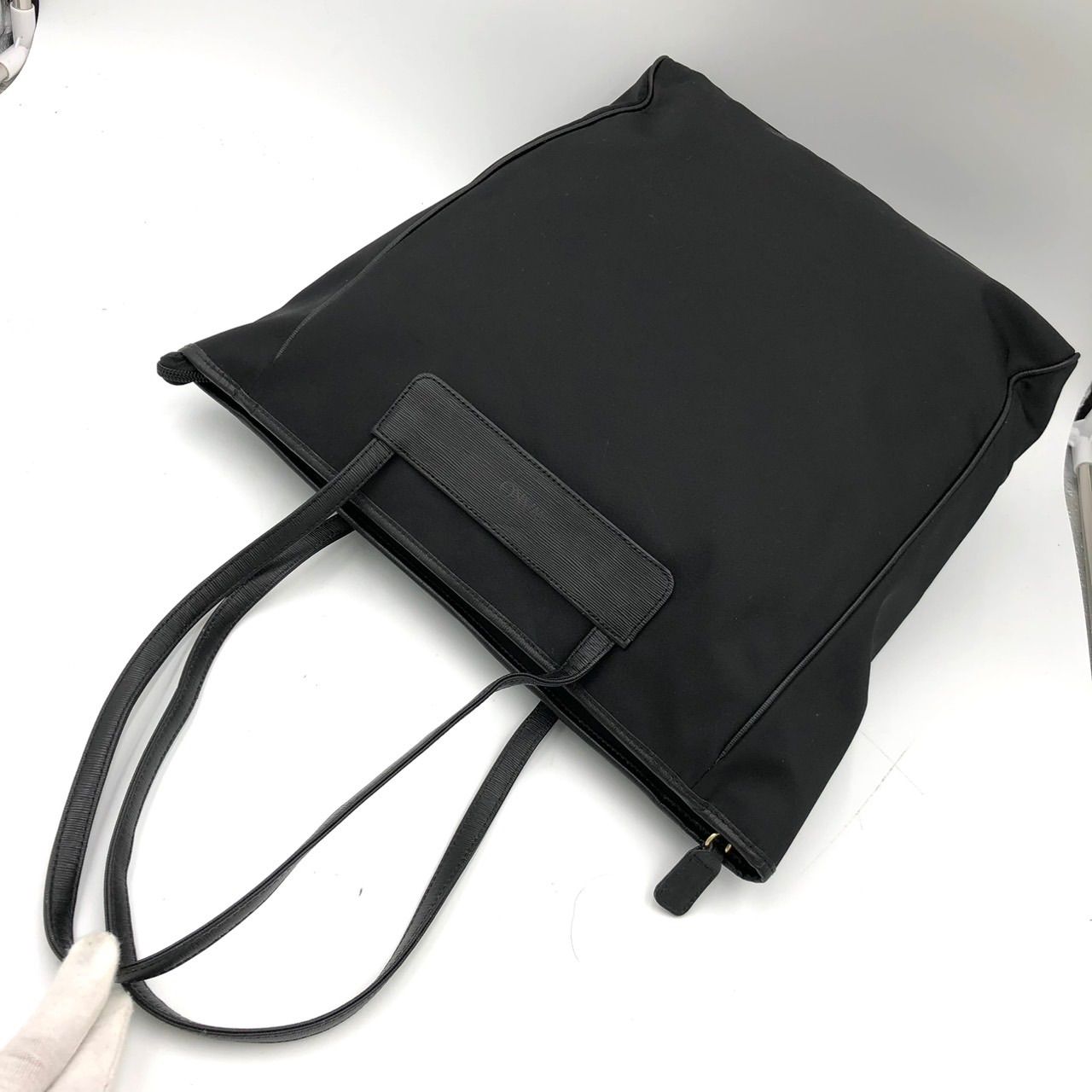 WAKO 銀座和光 トートバッグ ナイロン レザー ブラック 黒 A4 通勤
