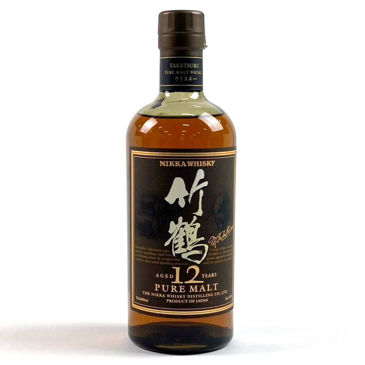 古酒】竹鶴12年ピュアモルト 660ml 東京都内限定 - メルカリ