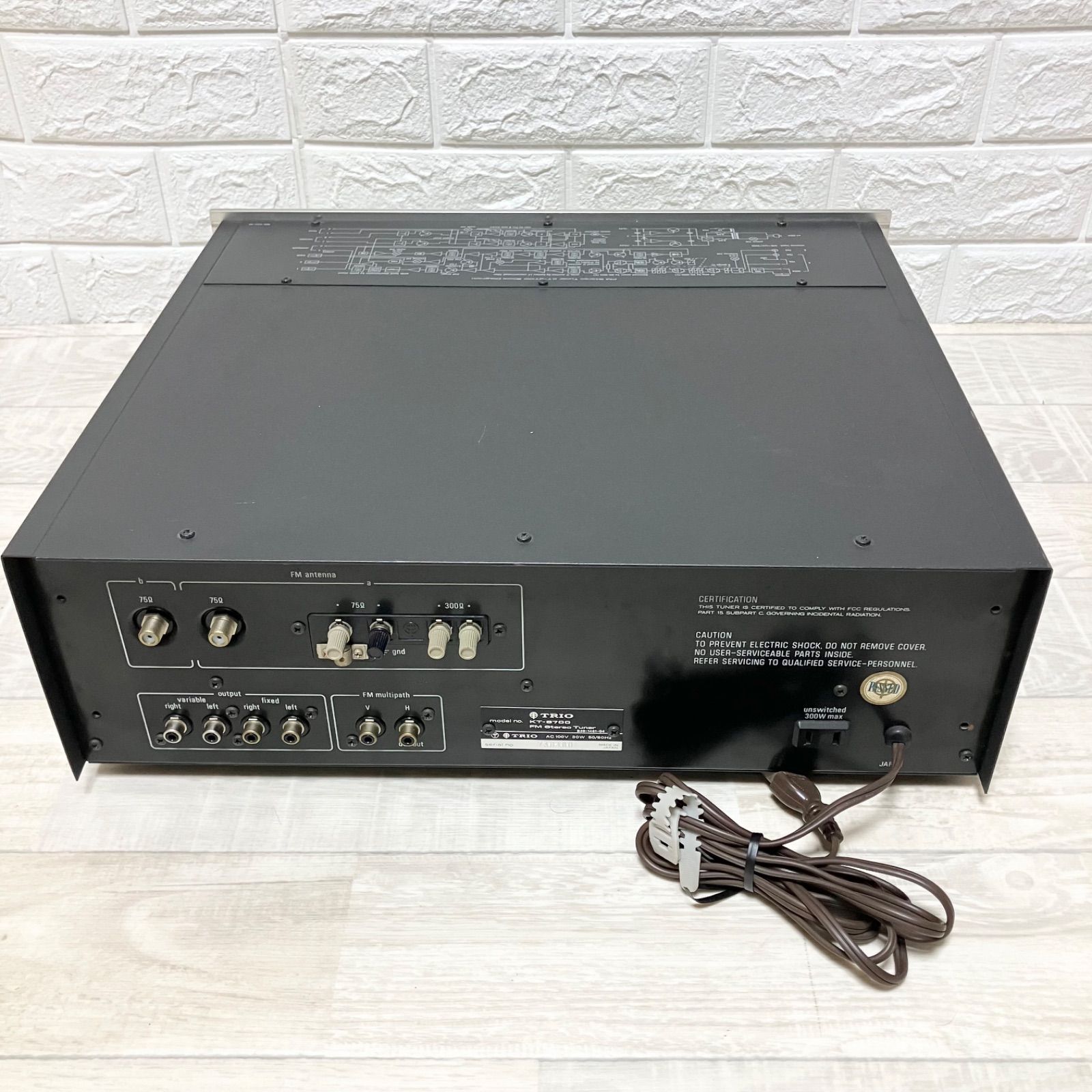TRIO KT-9700 高級FM専用チューナー トリオ - メルカリ