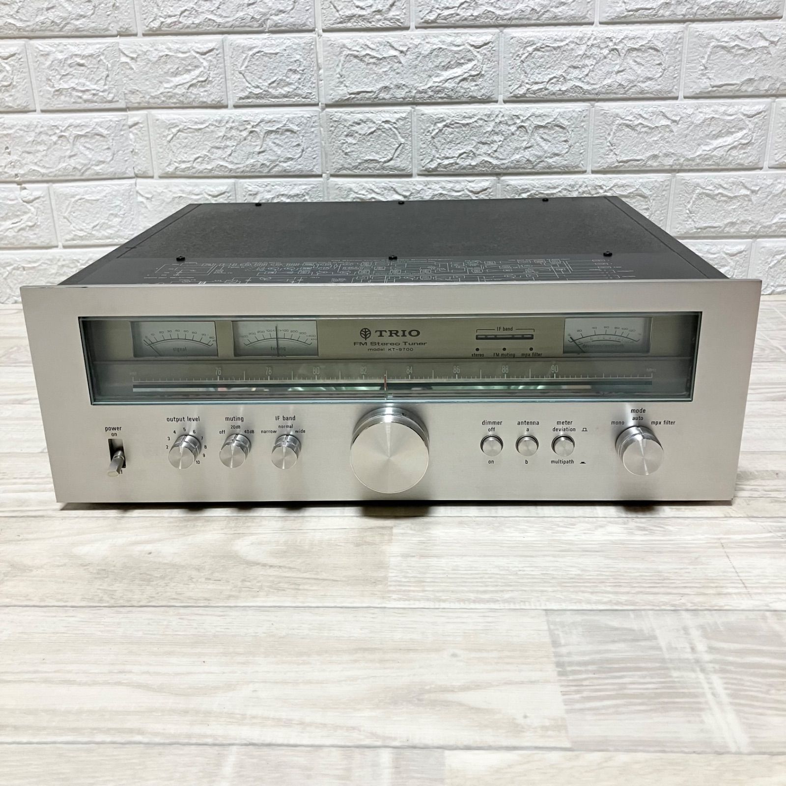 TRIO KT-9700 高級FM専用チューナー トリオ - メルカリ