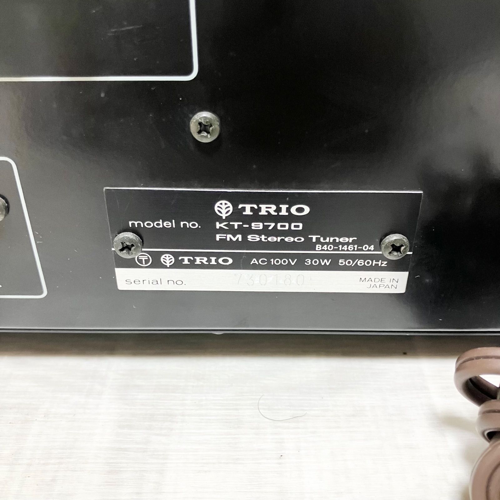 TRIO KT-9700 高級FM専用チューナー トリオ 【公式通販】