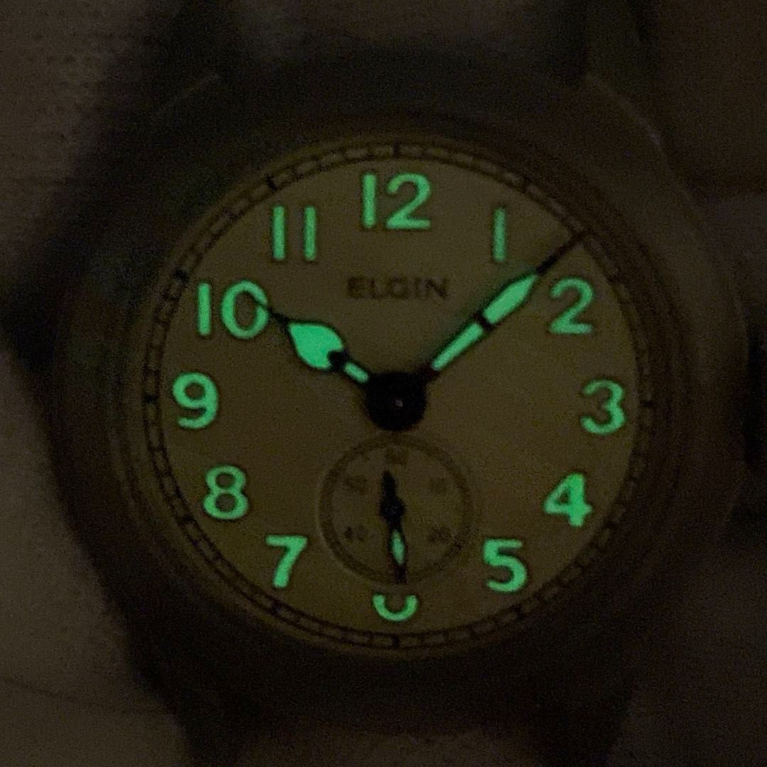 ELGIN タイプA-554 スモセコ フェイスのみ エルジン TYPE A-554