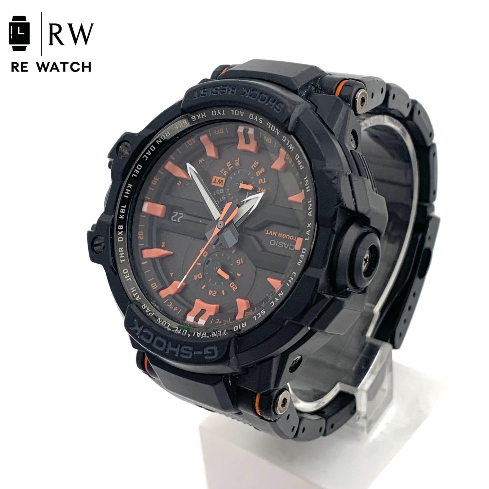 中古】G-SHOCK GW-A1000FC ブラック/オレンジ - メルカリ