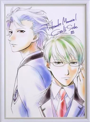 中古】原画イラストボード ≪乙女ゲーム書籍≫ 付属品付)紺野玉緒