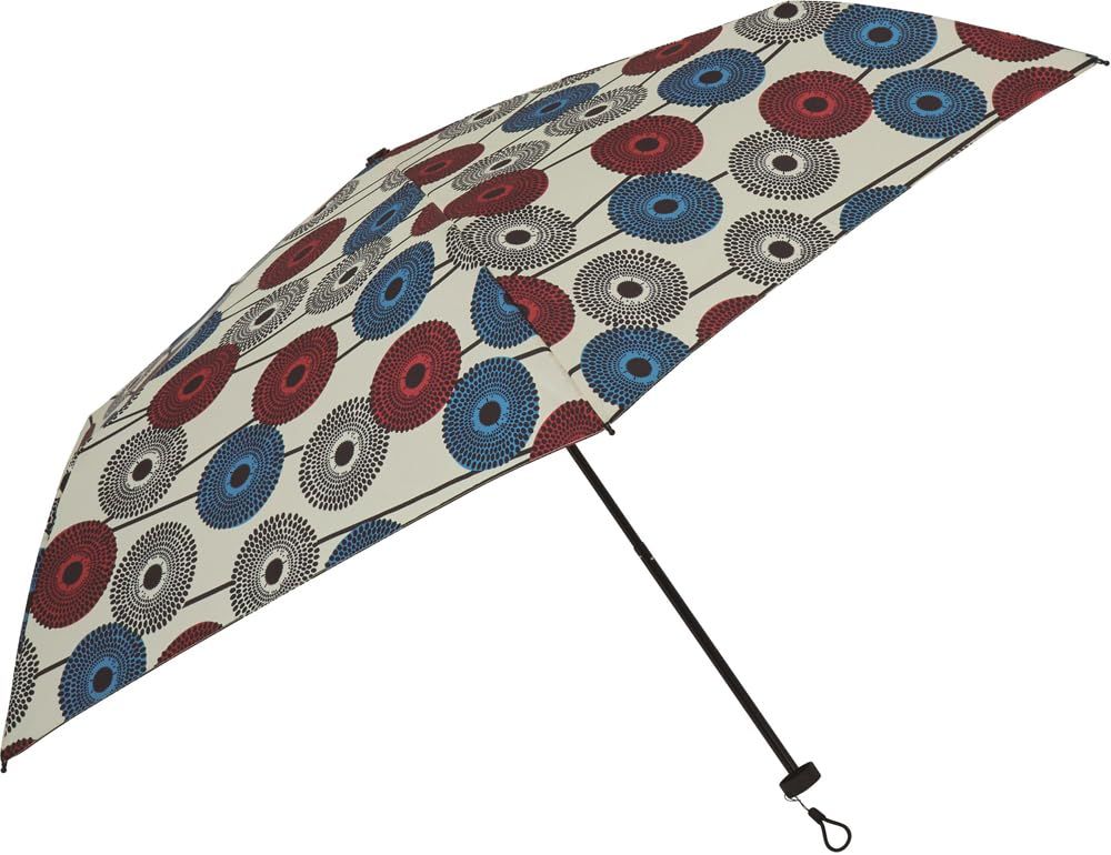 マブ(mabu) レディース 日傘 折りたたみ 55cm 6本 ライトミニ voyage パリ SMV-42312 雨傘 UVカット 晴雨兼用傘 おしゃれ 人気 軽量 umbrella