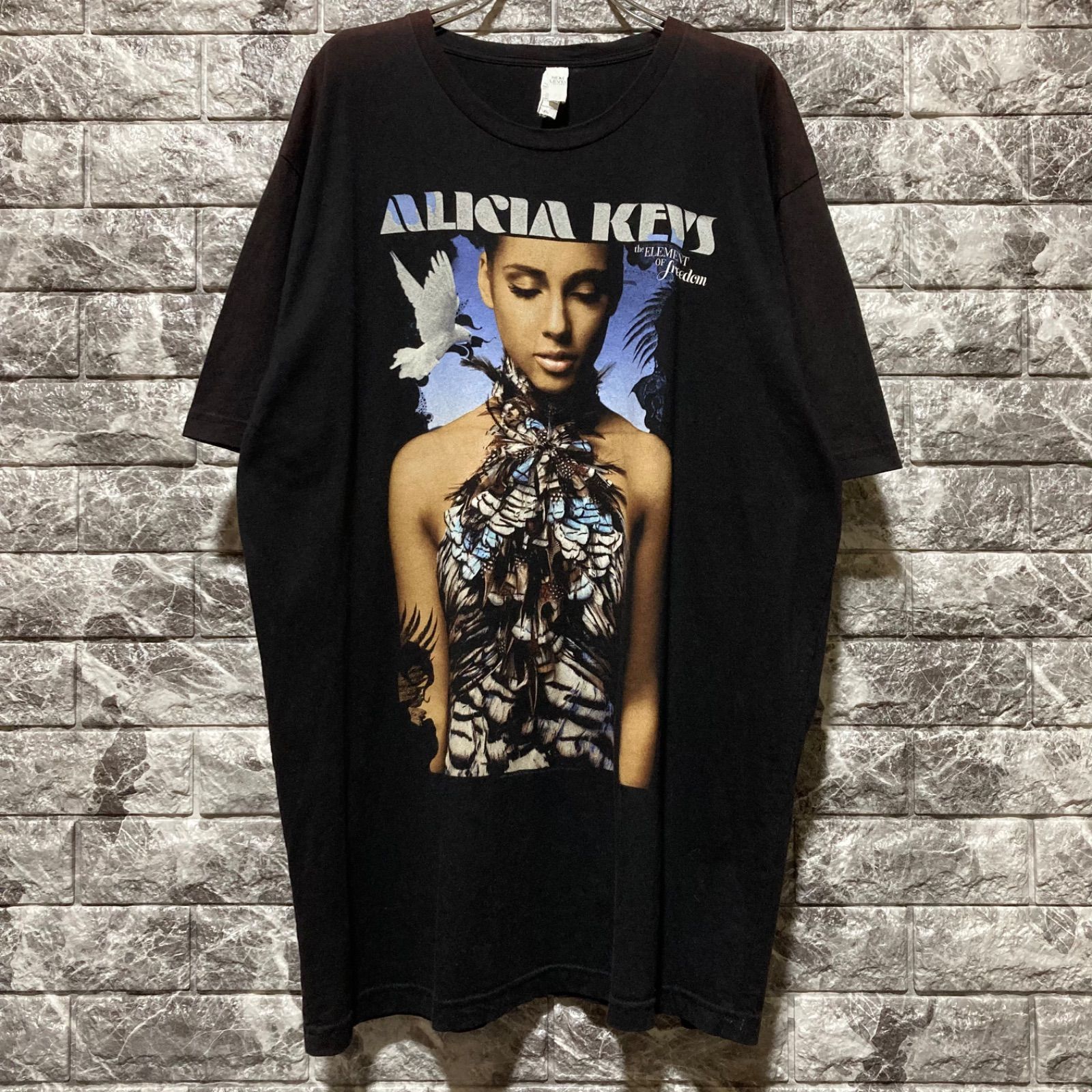 ALICIA KEYS Tシャツ XL アリシアキーズ アリシア 2010 - メルカリ