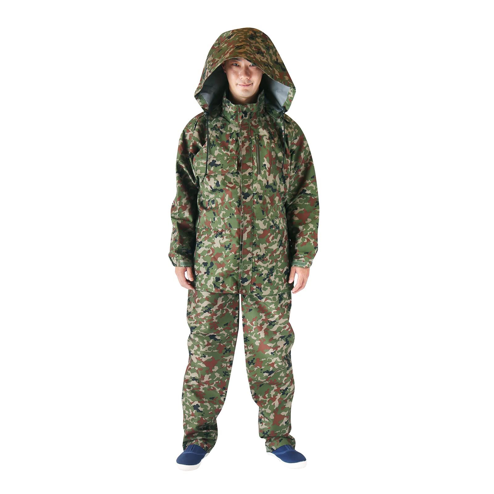 プロモンテ　陸自迷彩　レインウェア Amazon | [プロモンテ] ゴアテックス雨衣1型 自衛隊 陸上自衛隊 迷彩