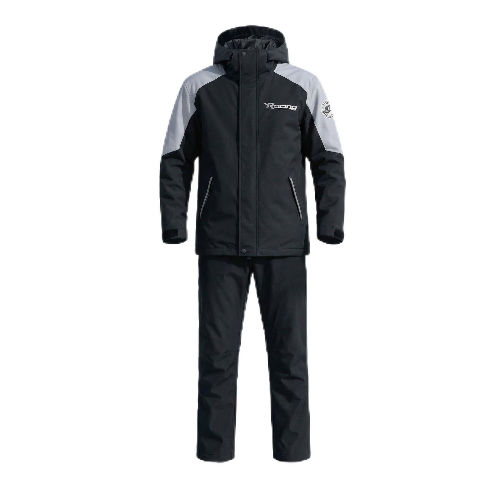 [BOIONi] レインウェア 上下セット メンズ 男女兼用 レインスーツ 梅雨対策 超軽量 防水 透湿 通気メッシュ レディース 反射プリント 自転車 バイク 登山 通勤 通学 雨合羽 撥水 台風対策 雨具 カッパ