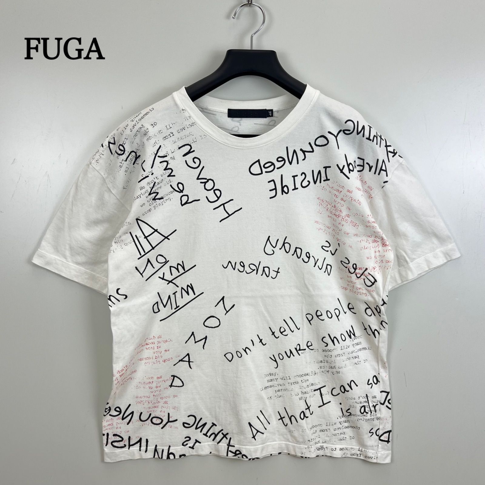 FUGA y2k style graphic Tee 46 M FG18-A12 フーガ 落書き 