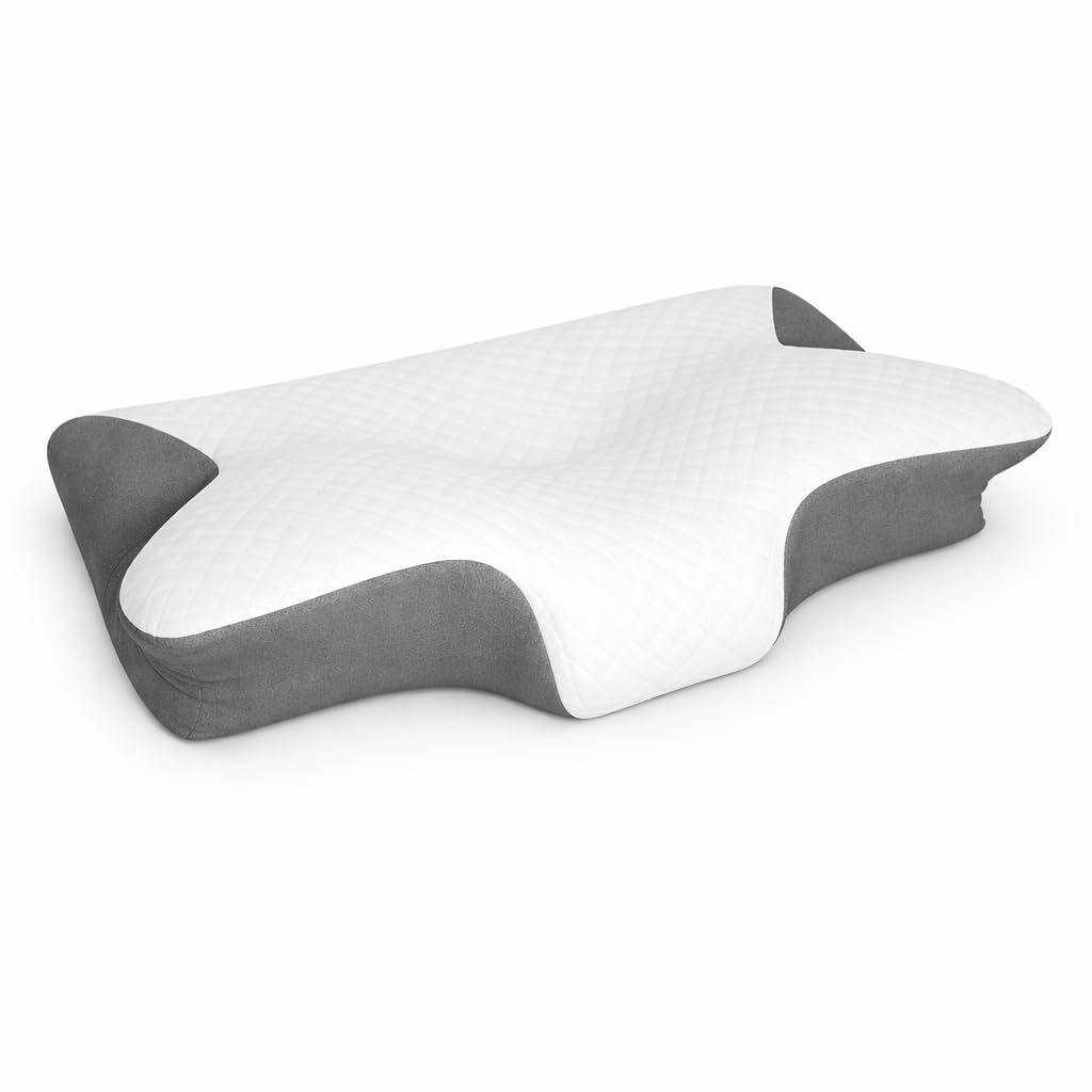 Le Dzx 枕 低反発 2WAY高さ調整（高め/低め）横向き・仰向け対応 通気性カバー 洗えるカバー 三層構造 首・肩を支える設計 高さ約11cm/6cm ギフトにも