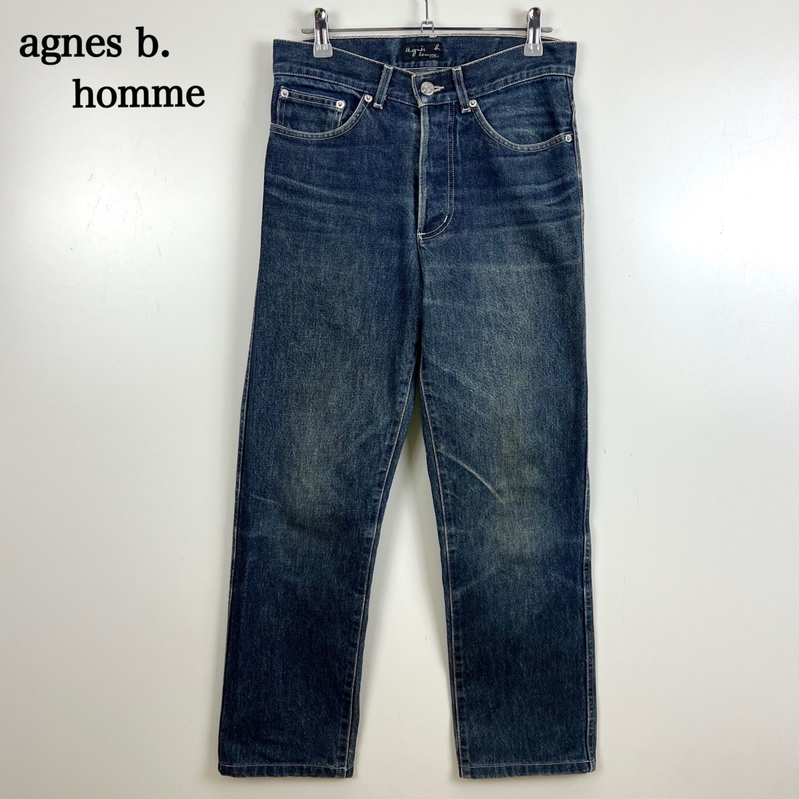 agnes b. homme 90s france archive straight denim pants 36 S
