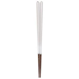 【新品・5営業日で発送】アオバ(Aoba) 【箸】 シンフォニー 白 23.0cm 木製 キッチンツール 食器 箸 (a04444970112245452)【入数:10】