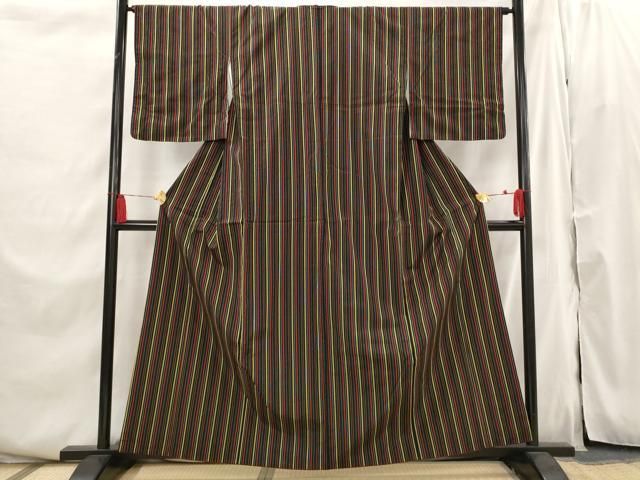 平和屋着物■上質な紬　間道　正絹　逸品　AABI6369st 平和屋着物□上質な紬 間道 正絹 逸品 AABI6369st - メルカリ